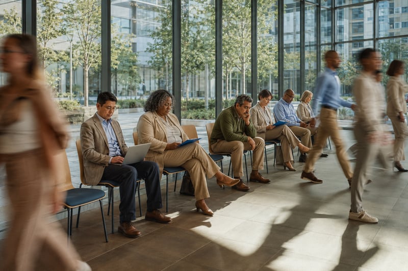 Candidates in Waiting Room